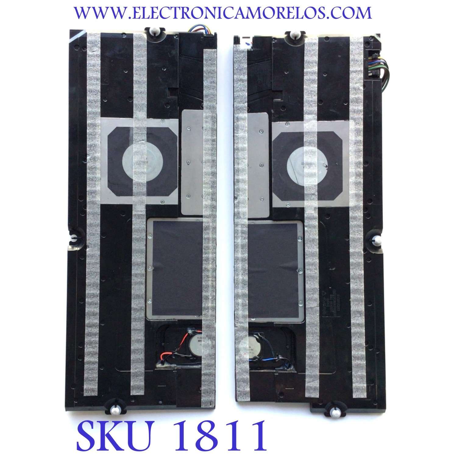 KIT DE BOCINAS PARA TV SAMSUNG / NUMERO DE PARTE BN96-50872D / BN63-18614X001 / 10W 6Ω / C50J02SV35 / MODELOS QN65Q90TAFXZA FB03 / QN65Q90TAFXZA FA02	